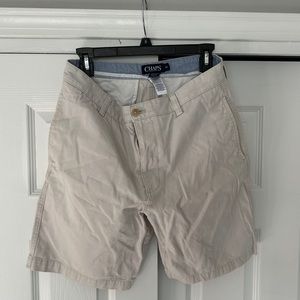 Chaps Khaki Shorts Light Beige 32x30